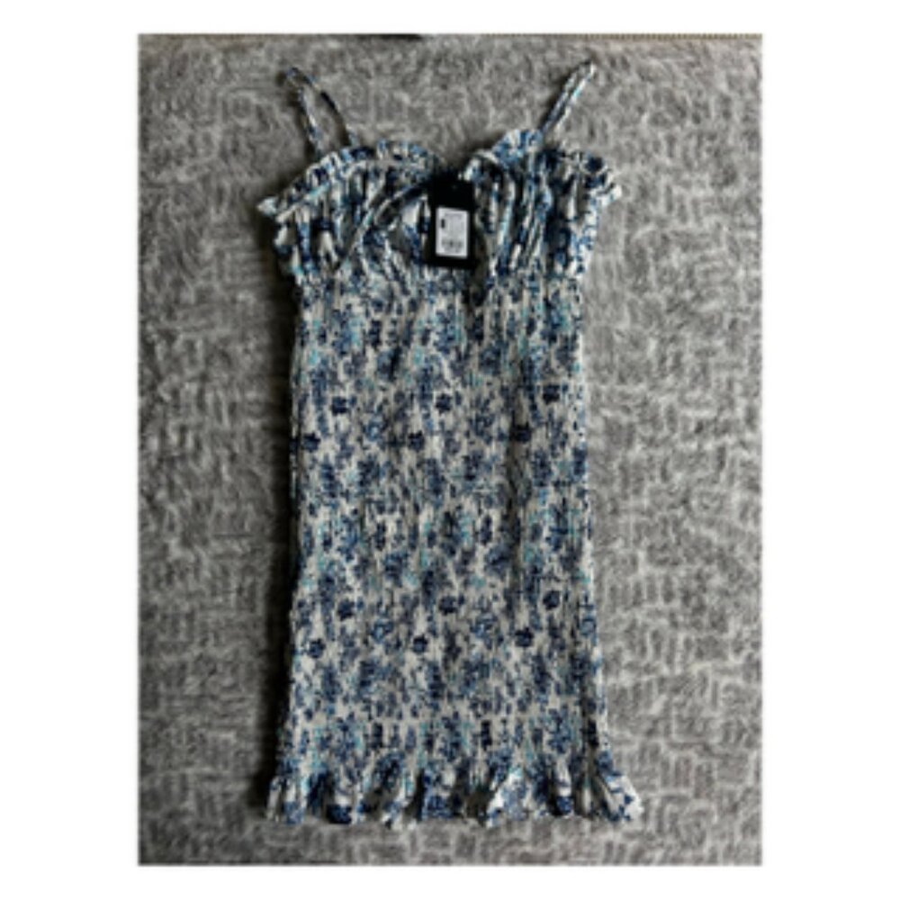 BLUE FLOWER DRESS